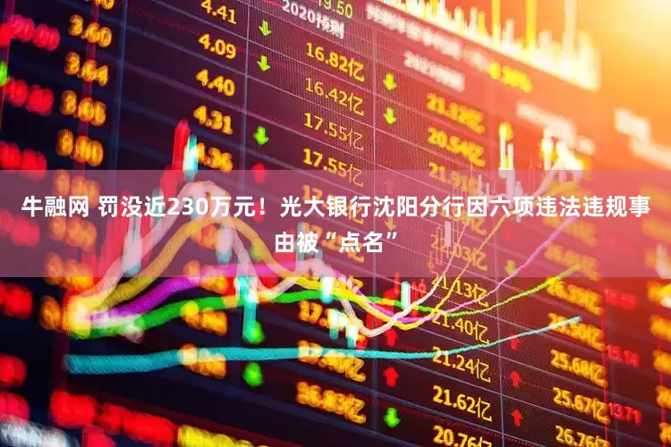 牛融网 罚没近230万元！光大银行沈阳分行因六项违法违规事由被“点名”